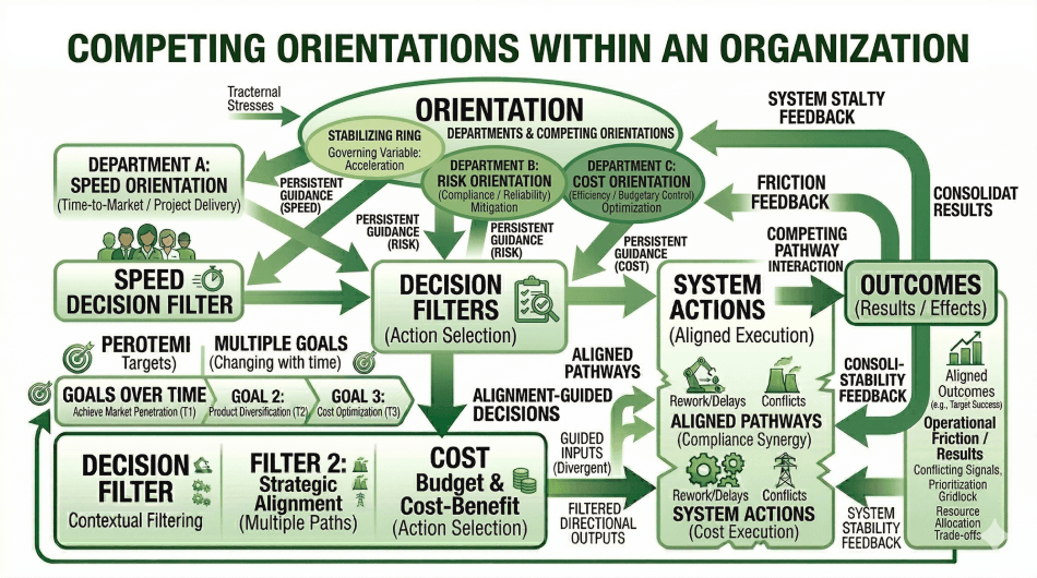 Competing Orientations Inside Organizations