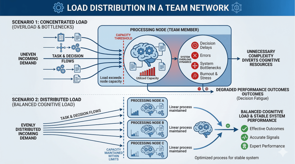 Load Distribution in Human Systems