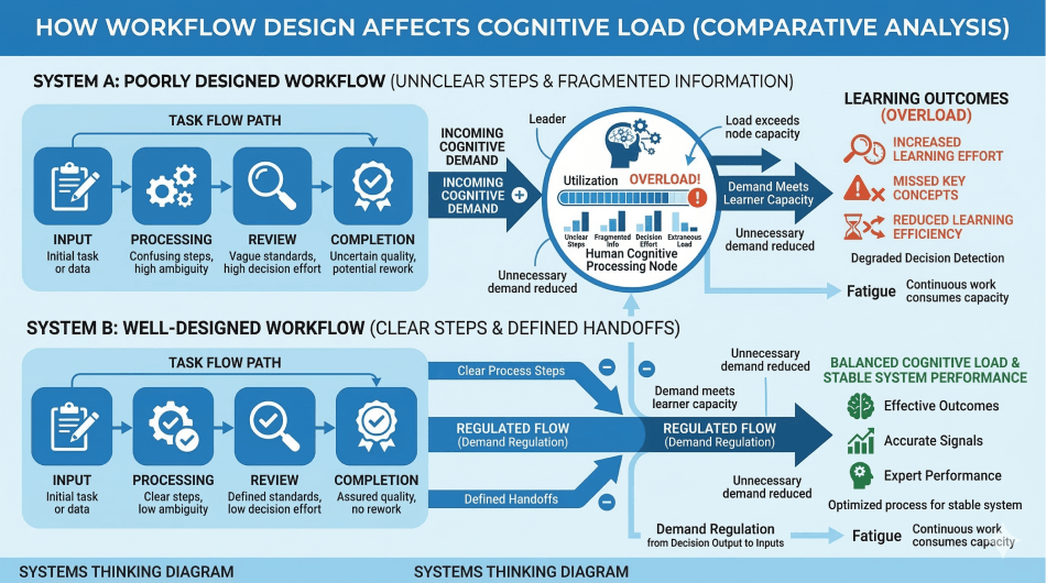 Designing Workflows That Respect Cognitive Limits