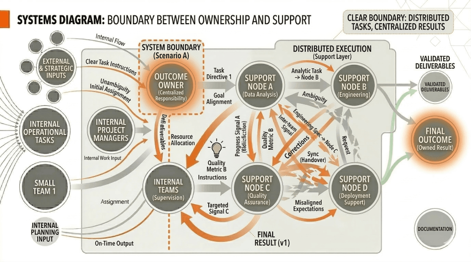 The Boundary Between Ownership and Support