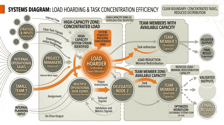 Load Hoarding in Organizations