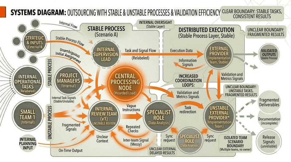 Outsourcing and Process Stability