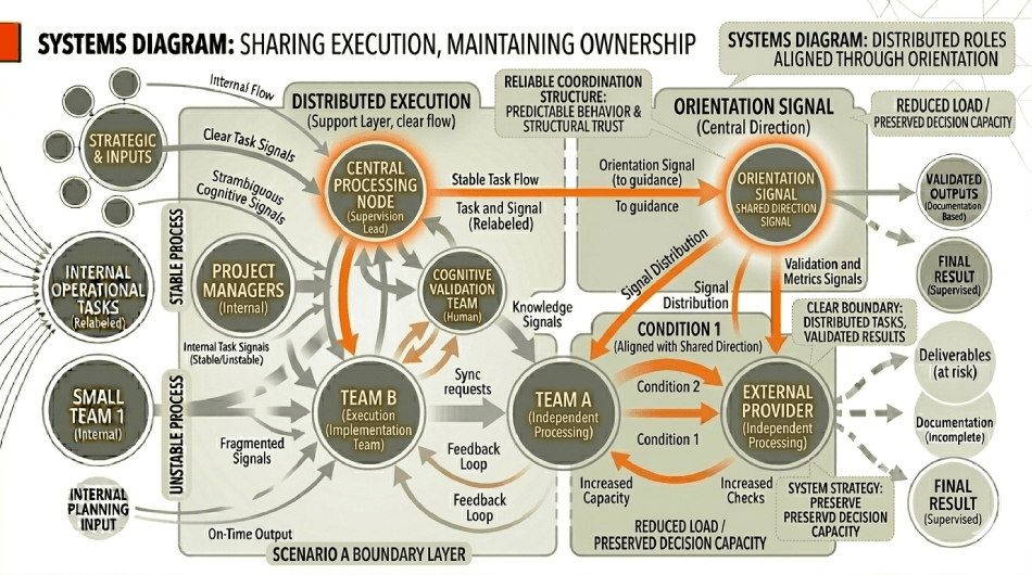 Aligning Distributed Roles With Orientation