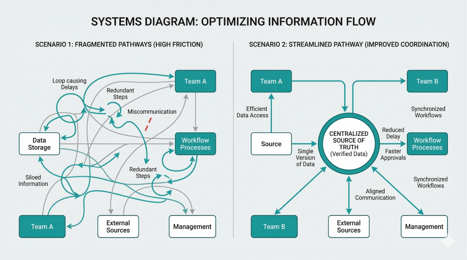 Small Changes in Information Flow